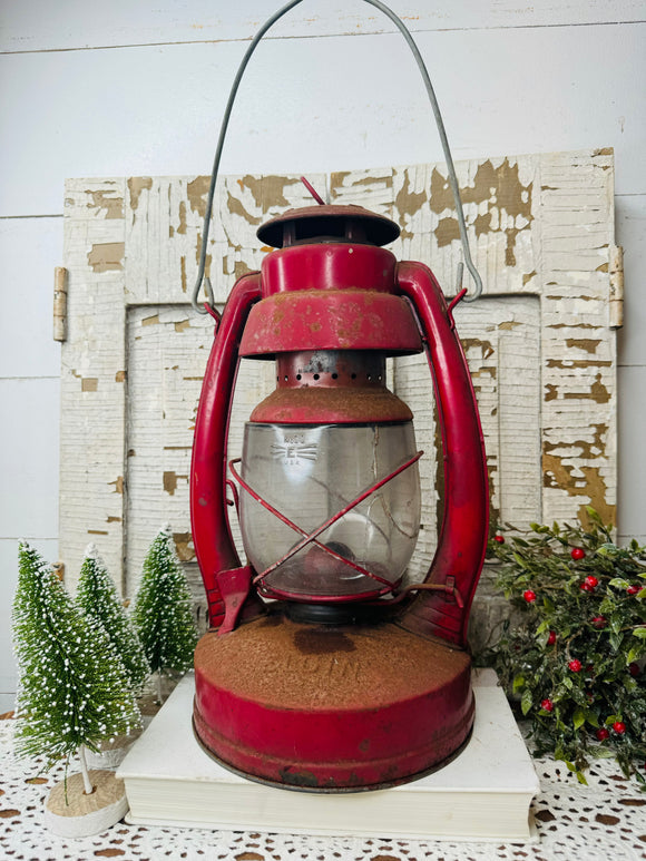 ANTIQUE RED LANTERN