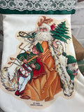 CHRISTMAS VINTAGE CHRISTMAS STOCKING #2