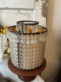 VINTAGE PLASTIC TEARDROP LAMPSHADE