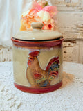 VINTAGE ROOSTER JAR  - MEDIUM