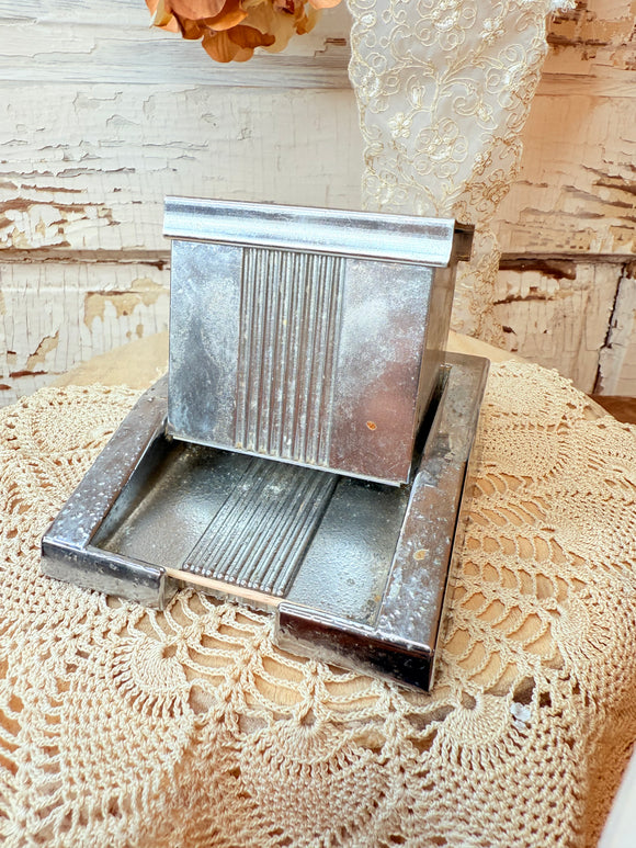 VINTAGE 1950S METAL TOOTHPICK DISPENSER
