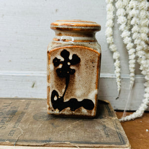 VINTAGE STONEWARE SPICE SHAKER