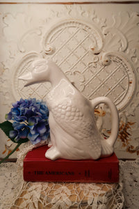 LARGE DUCK VINTAGE PITCHER