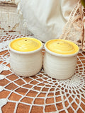 PAIR OF VINTAGE FRANCISCAN SALT AND PEPPER SHAKERS