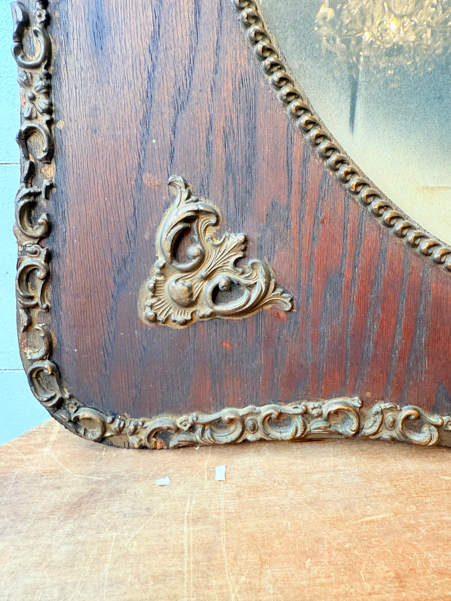 ANTIQUE OVAL VICTORIAN PORTRAIT IN DETAILED RECTANGULAR FRAME – Faux ...
