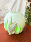 VINTAGE CAT CANDLE