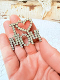 VINTAGE I LOVE MOM BROOCH PIN