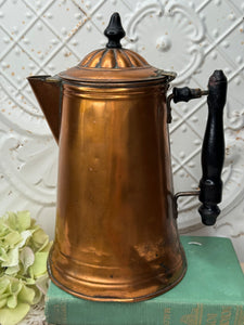 RARE COPPER PITCHER ORNATE