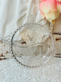 VINTAGE GLASS BOOPIE DIVIDED DISH