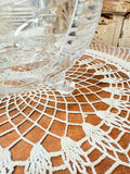 FOOTED CRYSTAL VINTAGE XL CONSOLE BOWL
