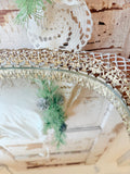 VINTAGE FILIGREE VANITY MIRROR TRAY
