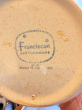VINTAGE YELLOW FRANCISCAN PITCHER