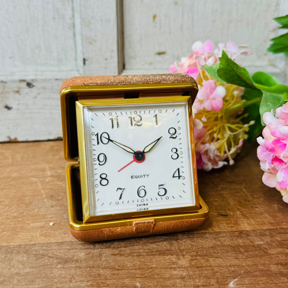 VINTAGE MID CENTURY FOLDABLE CLOCK - EQUITY