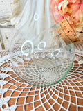 VINTAGE MID CENTURY GLASS DECANTER WITH ICE CHAMBER