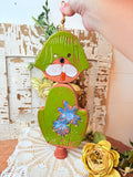 VINTAGE TERRACOTTA PUP HANGING DECOR