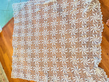ANTIQUE PINWHEEL TABLECLOTH