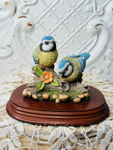 RESIN BIRDS VINTAGE DECOR