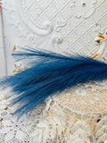 RARE BLUE VINTAGE PEACOCK FEATHERS