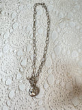 VINTAGE NECKLACE - CIRCLE GEM