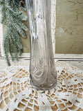 LE SMITH RARE ANTIQUE SWUNG VASE GORGEOUS LARGE GLASS