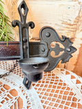 VINTAGE SPANISH GOTHIC STYLE  IRON CANDLE SCONCE
