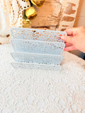 DECORATIVE SCROLLY MAIL HOLDER