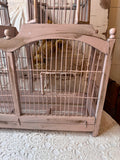 ANTIQUE VICTORIAN TWO TIERED LARGE BIRDCAGE