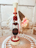 VINTAGE MUSICAL DANCING LADY LIQUOR BOTTLE DECOR
