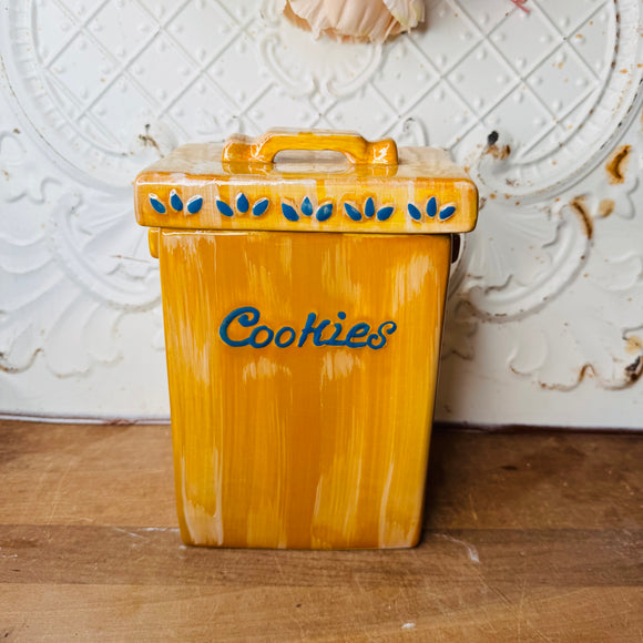 ITALY STYLE VINTAGE COOKIE JAR