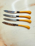 VINTAGE SET OF 4 BAKELITE KNIVES