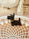 VINTAGE DOG SCOTTISH TERRIER TRINKETS JAR - 2 AVAILABLE