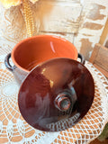 VINTAGE LARGE POTTERY CROCK STYLE BEAN POT