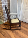VINTAGE WOODEN CHILDS ROCKING CHAIR RARE