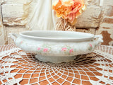 VINTAGE ROSE SERVING BOWL DISH