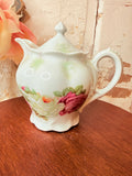 VINTAGE GERMANY ROSES TEAPOT