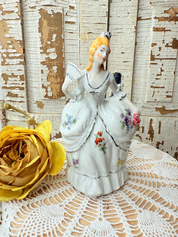 VINTAGE JAPAN PORCELAIN LADY PLANTER