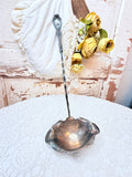 VINTAGE SILVER TWIST ORNATE LADLE