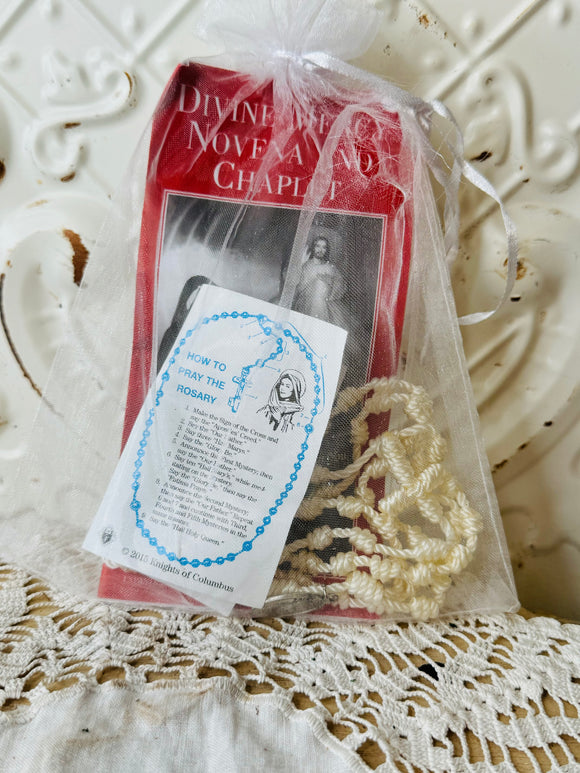 HOW TO PRAY THE ROSARY SET VINTAGE