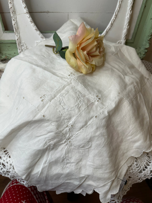 CARD VINTAGE TABLE CLOTH