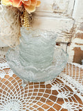 VINTAGE AMAZING CUT CRYSTAL SERVING BOWL AND DESSERT BOWLS SET