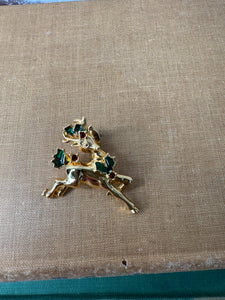 CHRISTMAS DASHER REINDEER - VINTAGE BROOCH