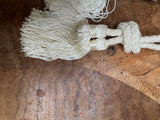 SET OF 2 VINTAGE ROPE TASSELS