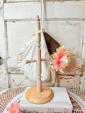 VINTAGE WOOD MUG RACK - ADORABLE