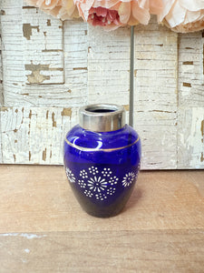 VINTAGE USSR COBALT BLUE JAR - 2 AVAILABLE