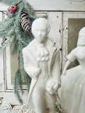 KPM SET OF BERLIN WHITE VICTORIAN STATUETTES FIGURINES