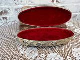 VINTAGE GODINGER ORNATE SILVER TRINKET BOX