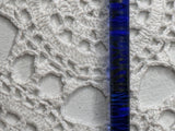 SET OF 3 VINTAGE COBALT BLUE GLASS BAR STIRRERS NYC RESTAURANTS