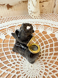 VINTAGE DOG SCOTTISH TERRIER TRINKETS JAR - 2 AVAILABLE