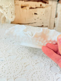 VINTAGE MILK GLASS HOBNAIL DISH