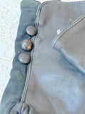 VINTAGE GLOVES - BLACK LEATHER